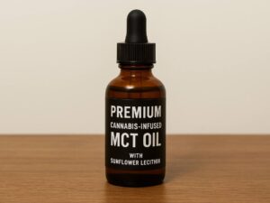 Premium Cannabis-Infused MCT oil with Sunflower Lecithin (20mg per 1ml)